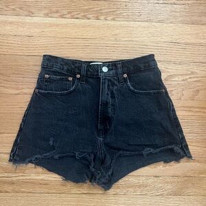 Abercrombie curve love cutoff high rise denim short - size 26